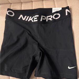 Nike Pro Black Mid Rise Shorts